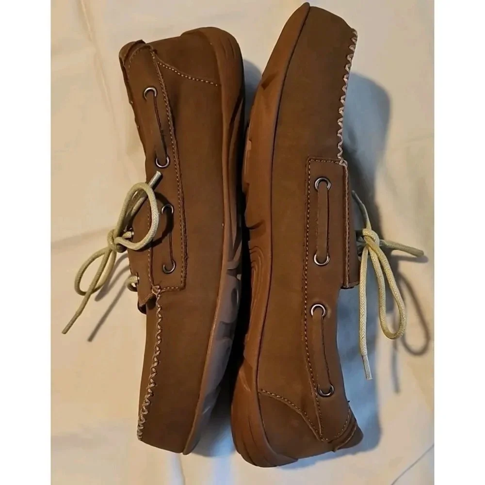 VTG Tune Footware Boat Mens Shoes Size 10M Brown